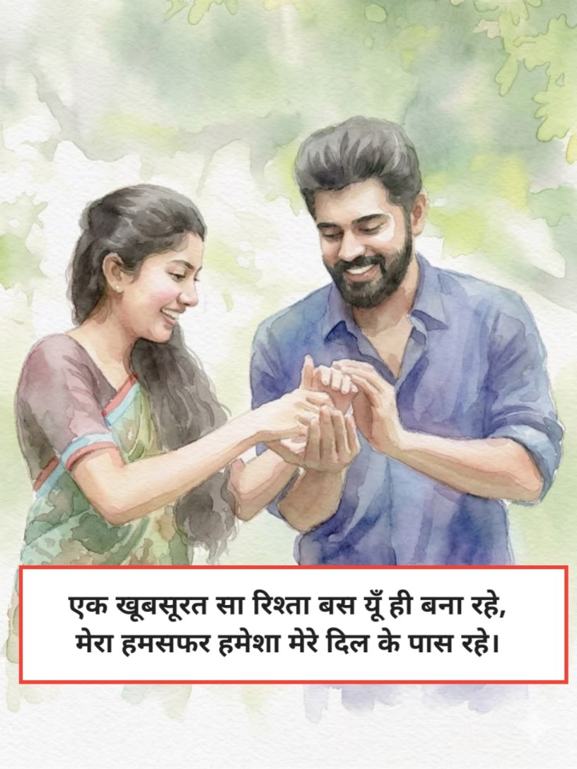 Humsafar Shayari 2 Line Hindi