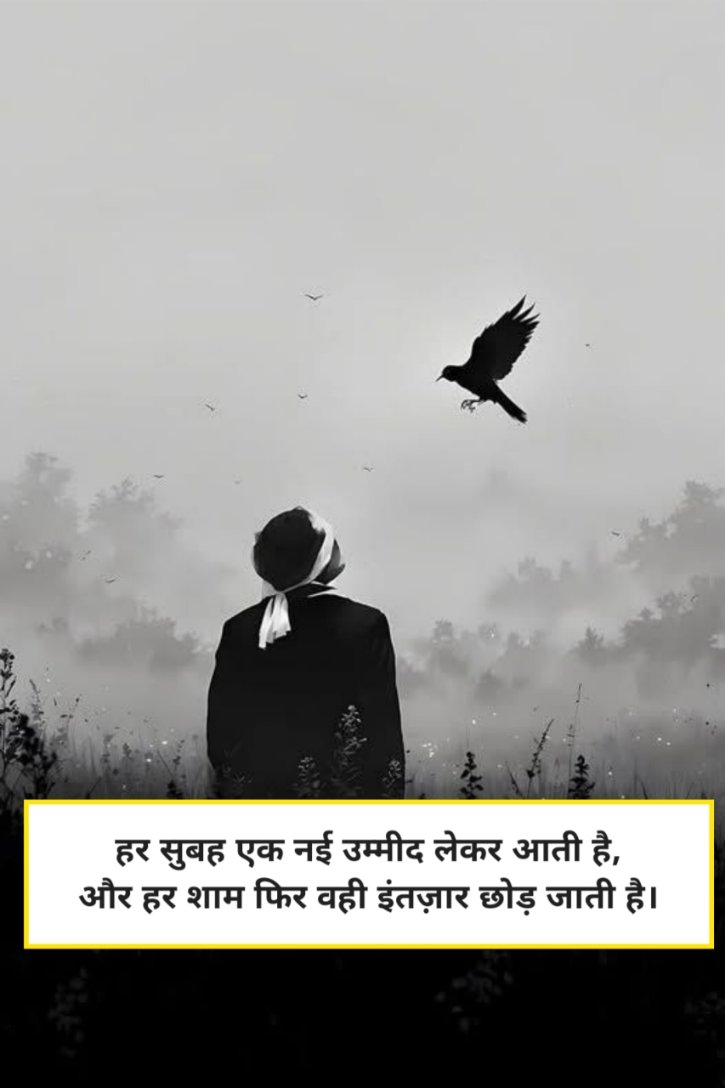 Intezaar Shayari on Life