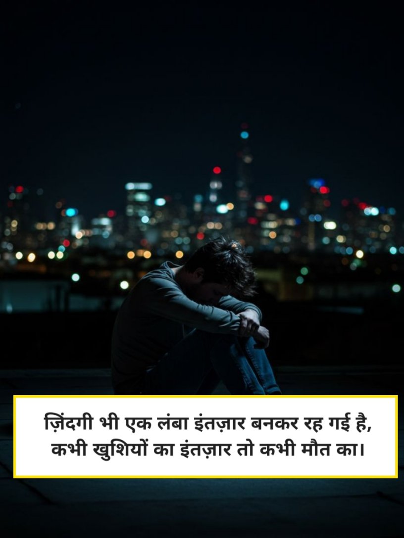 Intezaar Shayari on Life