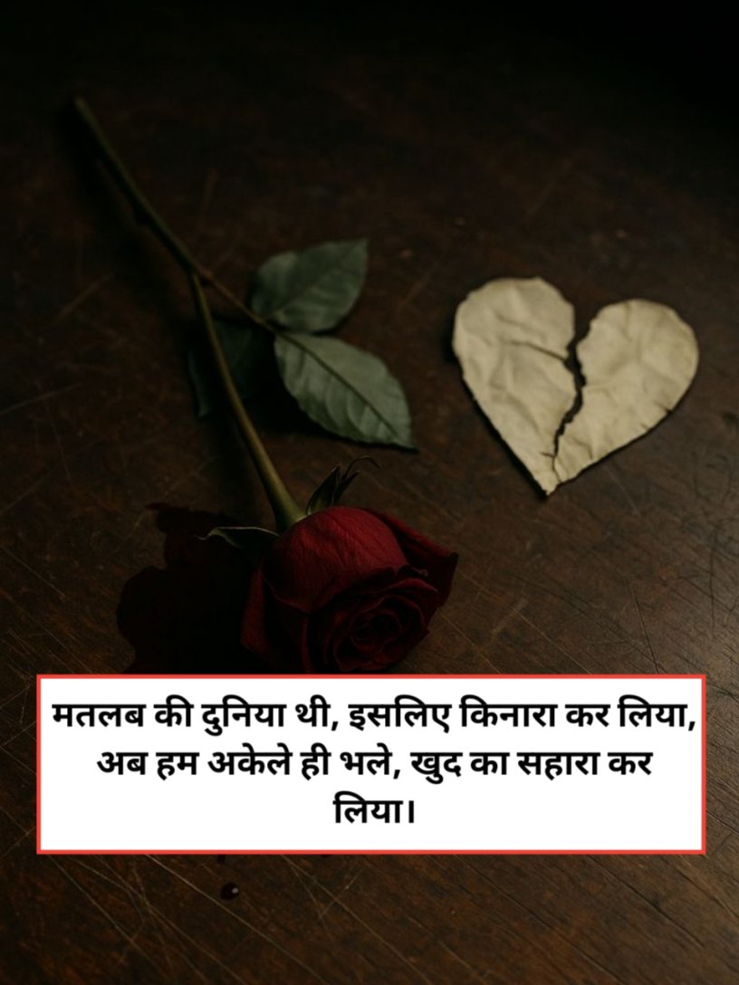 Matlabi Rishte shayari in Hindi