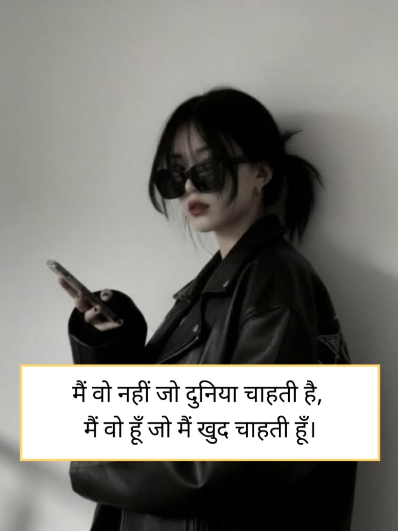 Attitude shayari for girl