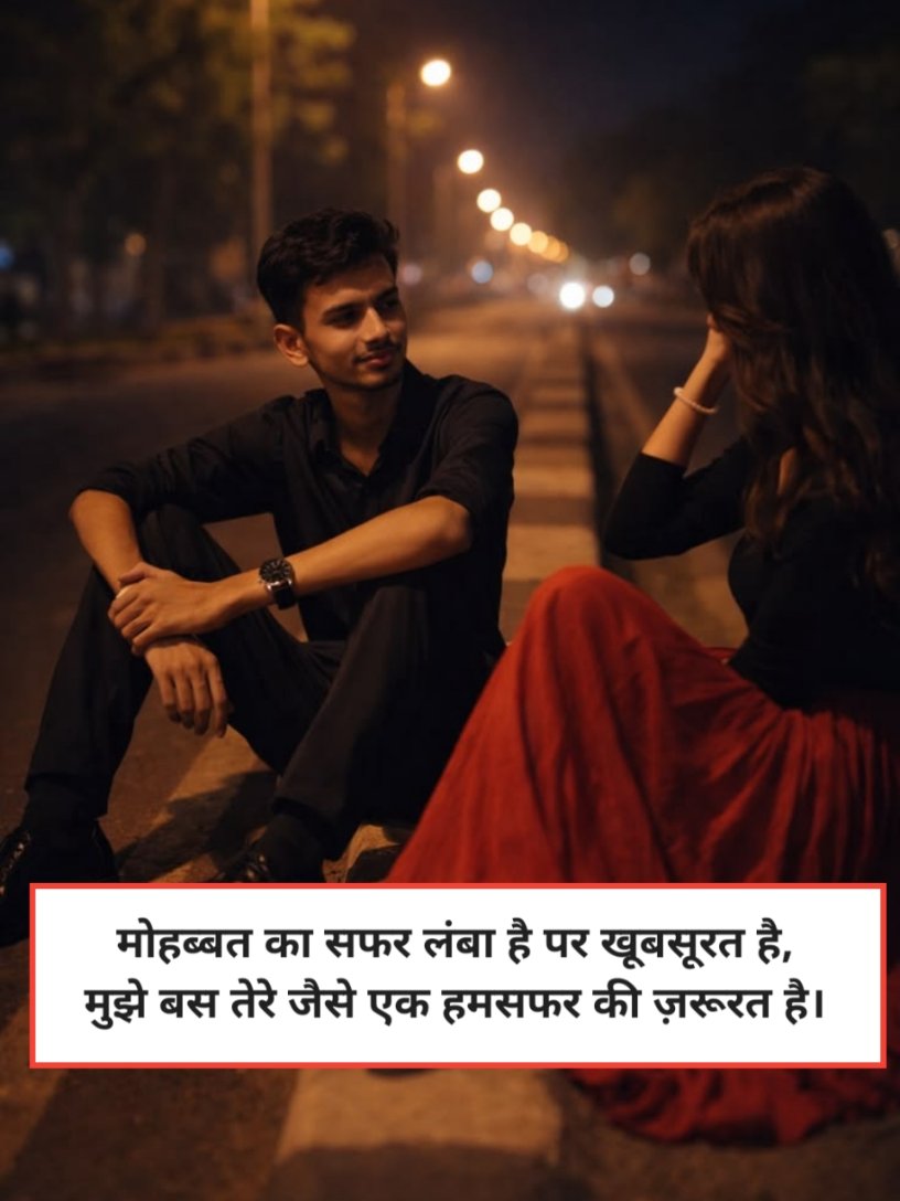 Humsafar Shayari in Hindi Text