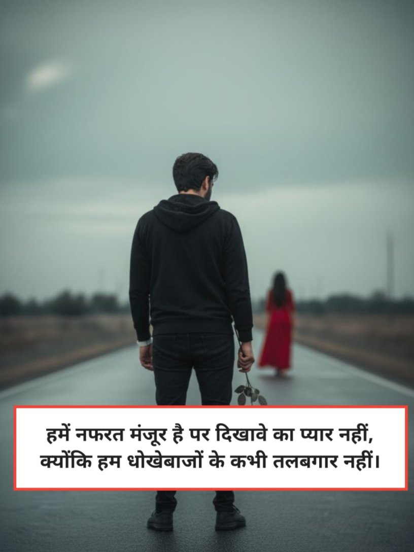 Nafrat Shayari in Hindi Text