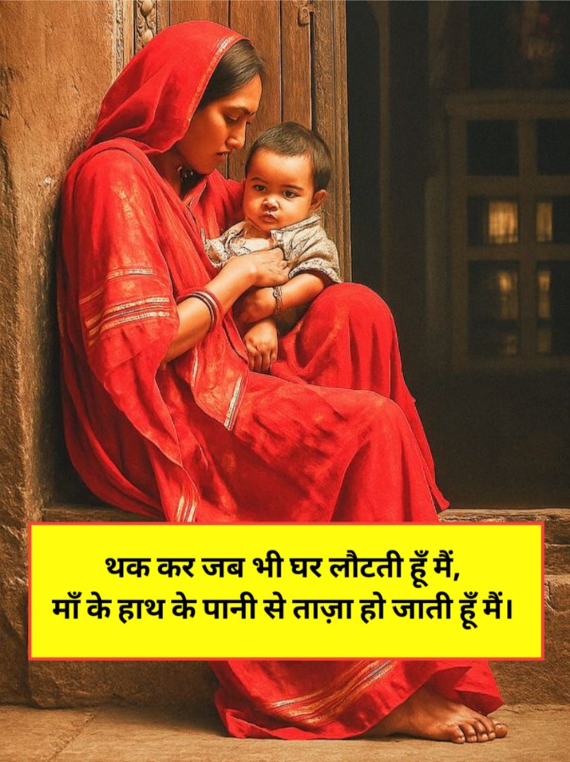 Maa Shayari in Hindi 2 Line