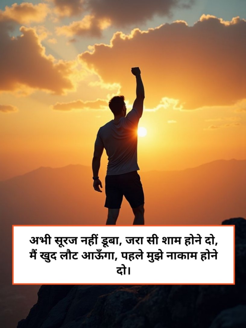 Motivational Shayari in Hindi for success