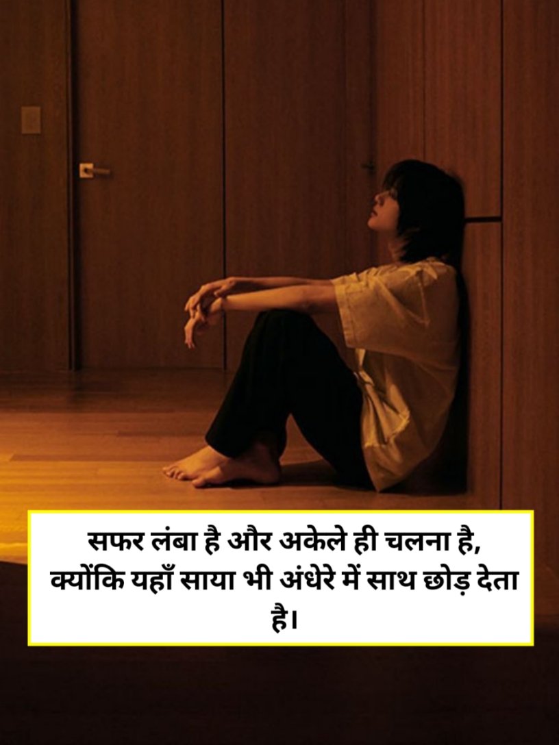 Sad Shayari life 2 line in Hindi