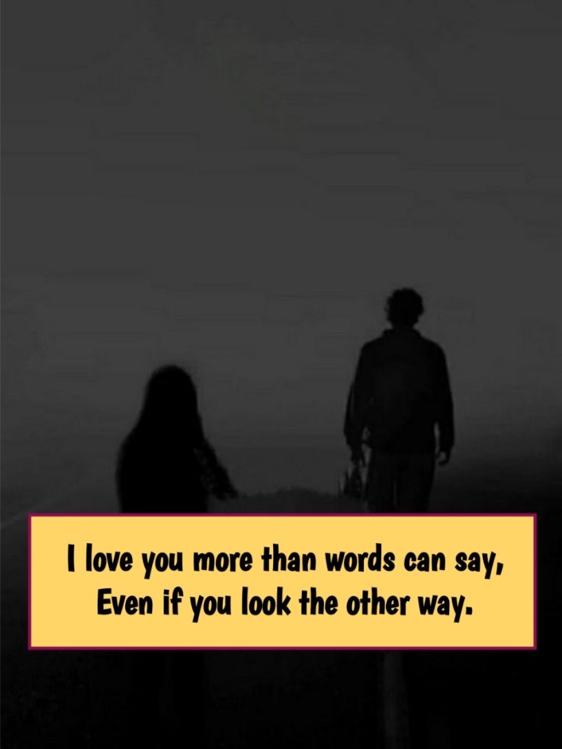 Ek tarfa Pyar Shayari 2 line in English