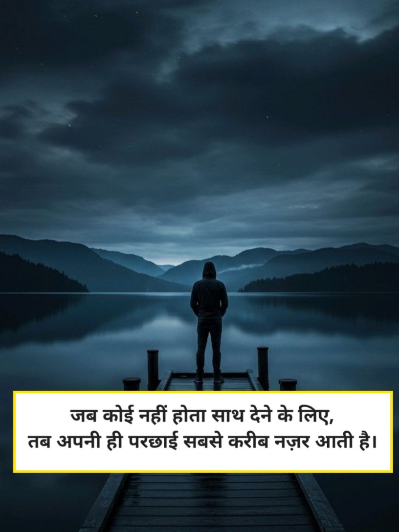 Alone Shayari in Hindi Text